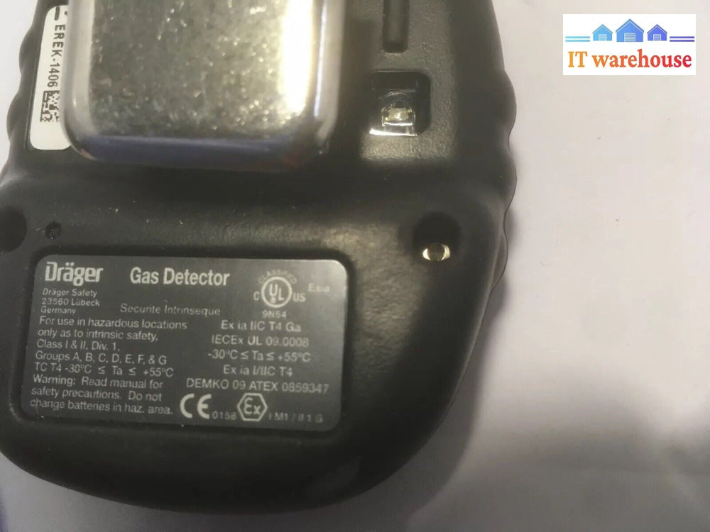 DRAGER PAC 3500 CO GAS Detector AS IS