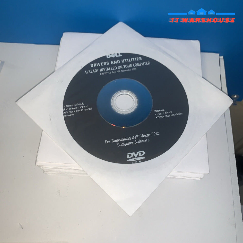 Drivers and Utilities For Reinstalling Dell Vostro 230 Desktop DP/N: 0HWPXP