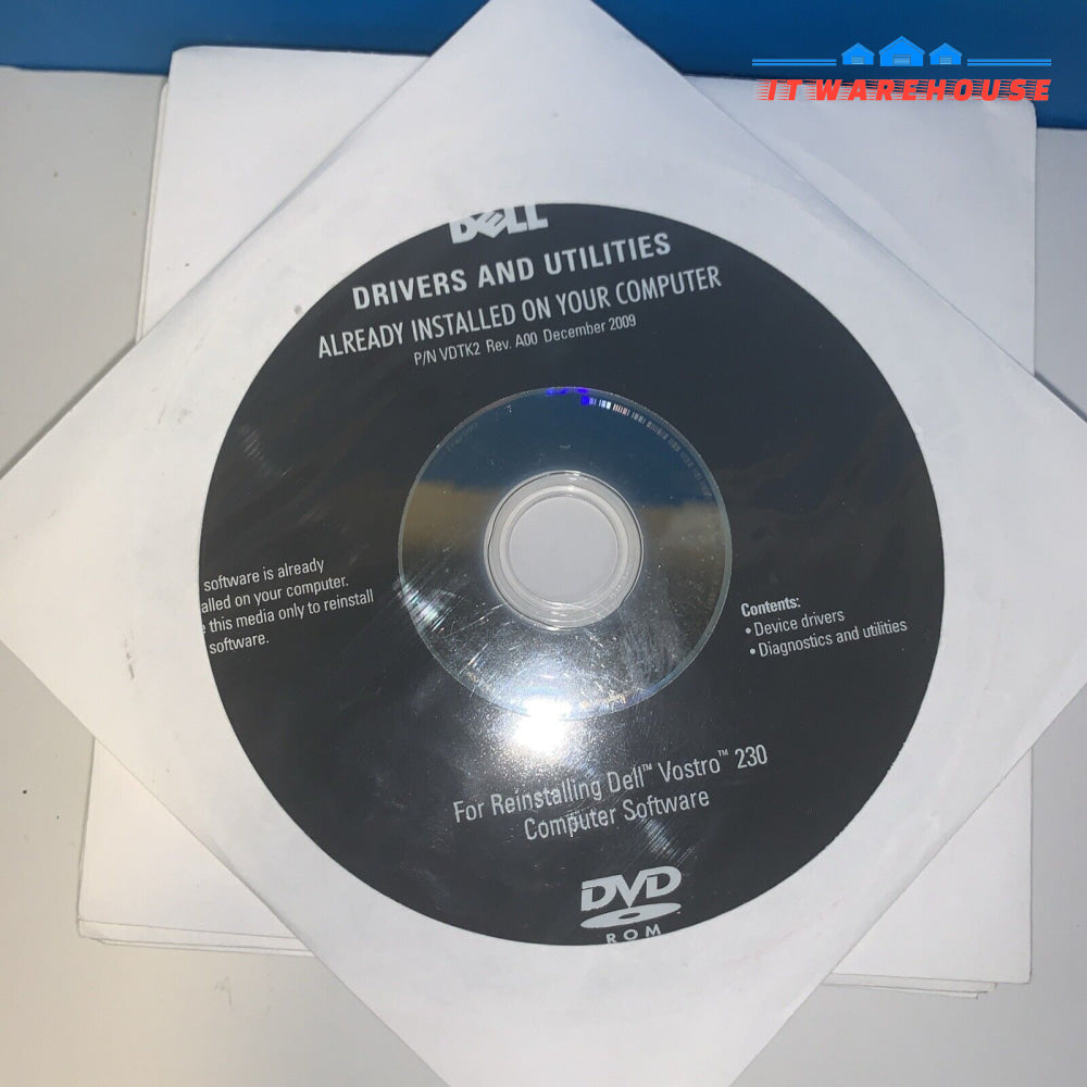 Drivers and Utilities For Reinstalling Dell Vostro 230 Desktop DP/N: 0HWPXP