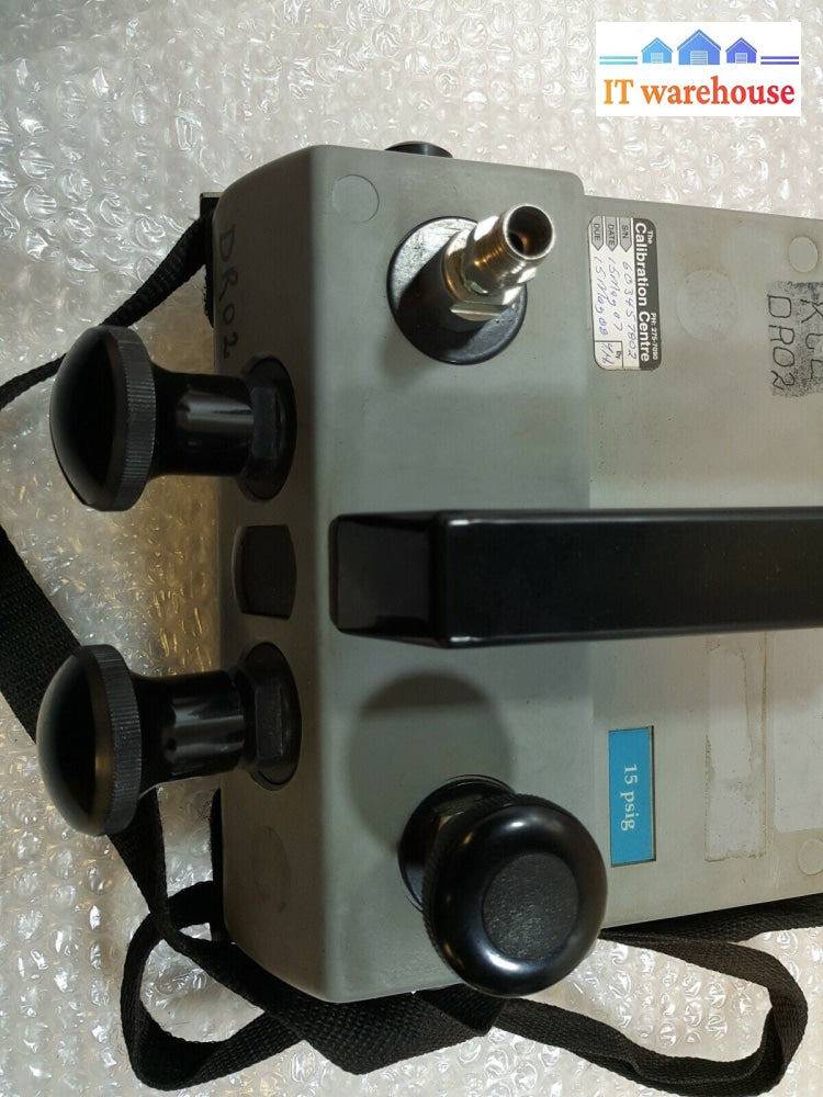 - Druck DPI 603 Portable Pressure Calibrator, 15 psig (NO AC adapter)
