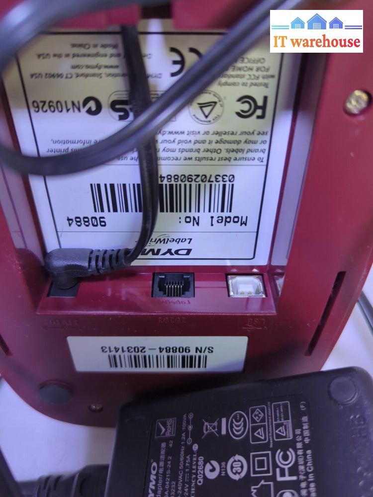 - Dymo LabelWriter 330 Turbo Label Thermal Printer USB w/ AC , USB Cable