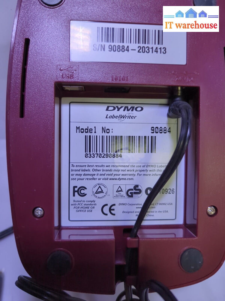 - Dymo LabelWriter 330 Turbo Label Thermal Printer USB w/ AC , USB Cable