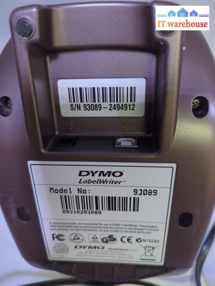 - DYMO LabelWriter 400 Turbo Thermal USB PRINTER W/AC + USB CABLE TESTED