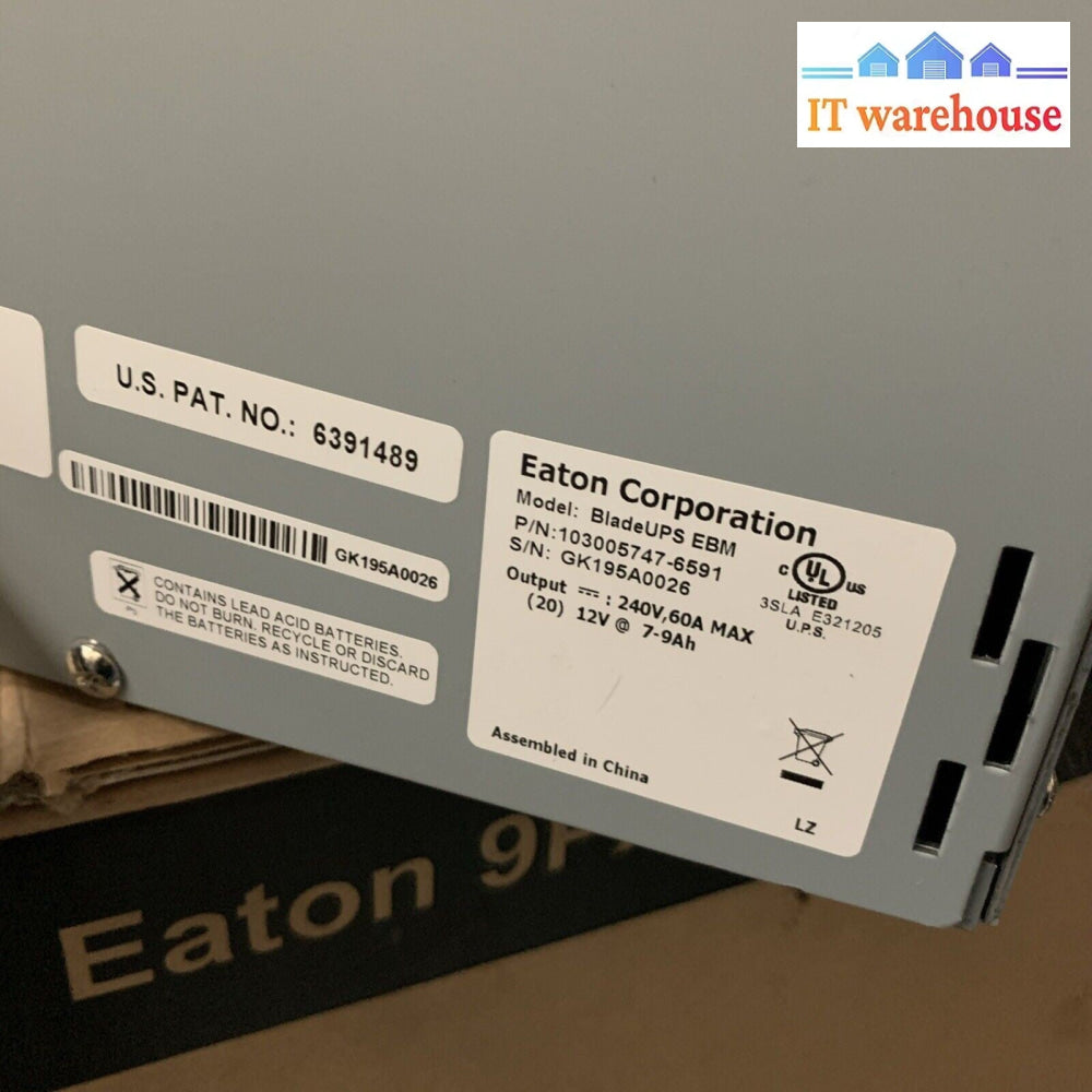 Eaton BladeUPS EBM Extended Battery for 10300xxxx  (no battery)