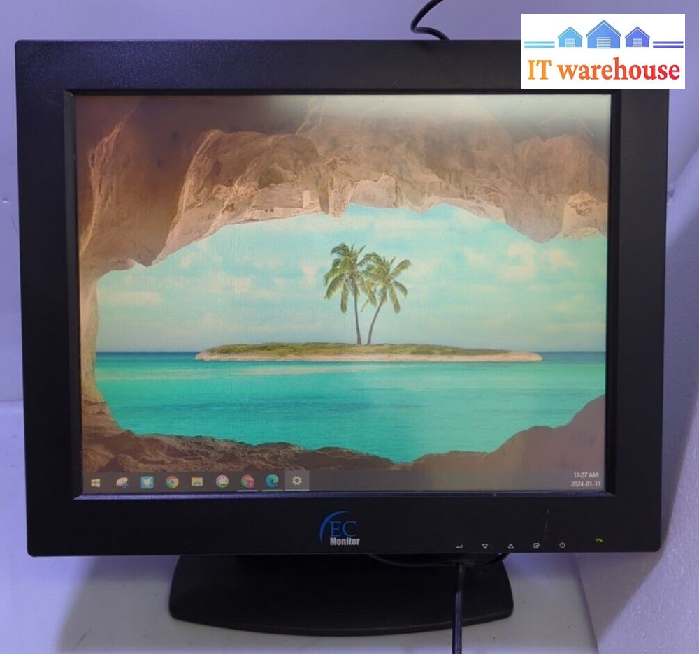 - EC 15" Touch Screen Monitor EC-TS-1515 With AC Adapter