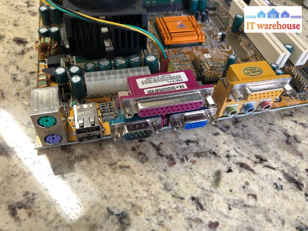 *ECS Elitlgroup Mainboard P6STP-FL PIII Socket 370 Small P3 Motherboard