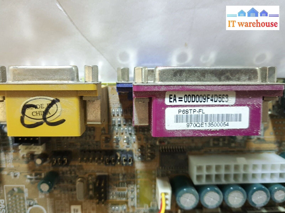 - ECS Elitlgroup P6STP-FL Mainboard  PIII Socket 370 Small P3 Motherboard W/CPU