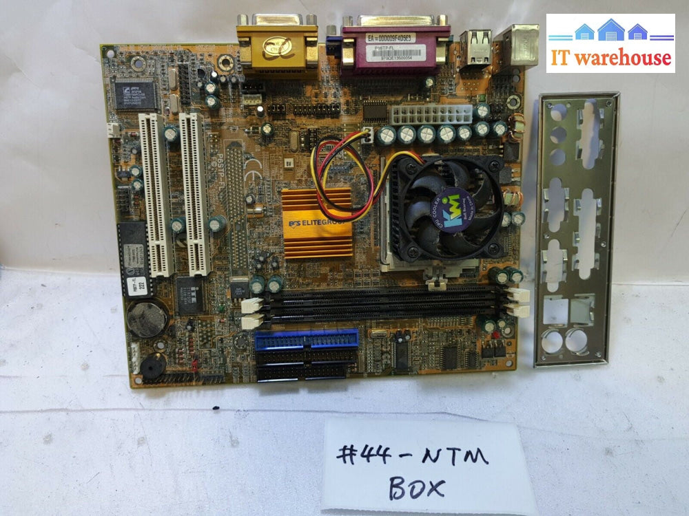 - ECS Elitlgroup P6STP-FL Mainboard  PIII Socket 370 Small P3 Motherboard W/CPU
