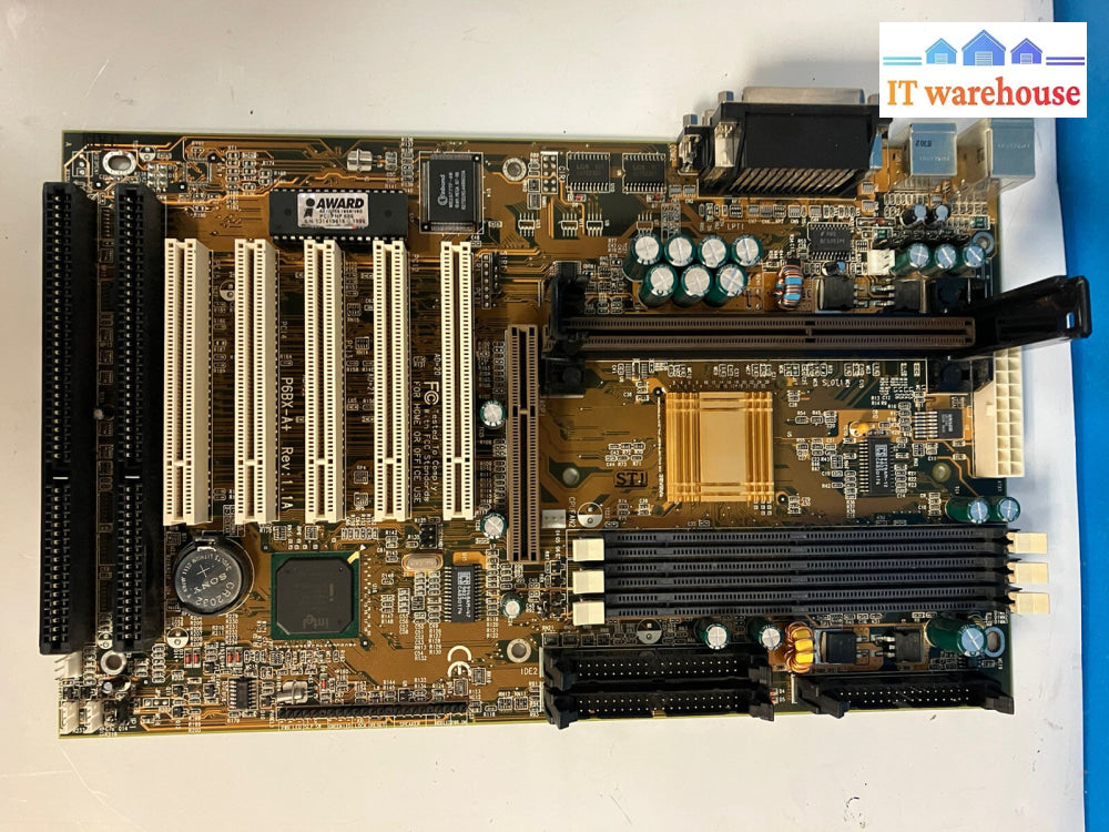 ~ ECS MOTHERBOARD P6BX-A+ W/ Pentium II Processor SL38M & (128MB+64MB) SDRAM