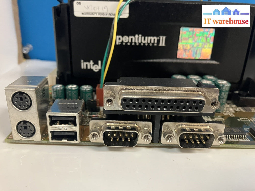 ~ ECS MOTHERBOARD P6BX-A+ W/ Pentium II Processor SL38M & (128MB+64MB) SDRAM