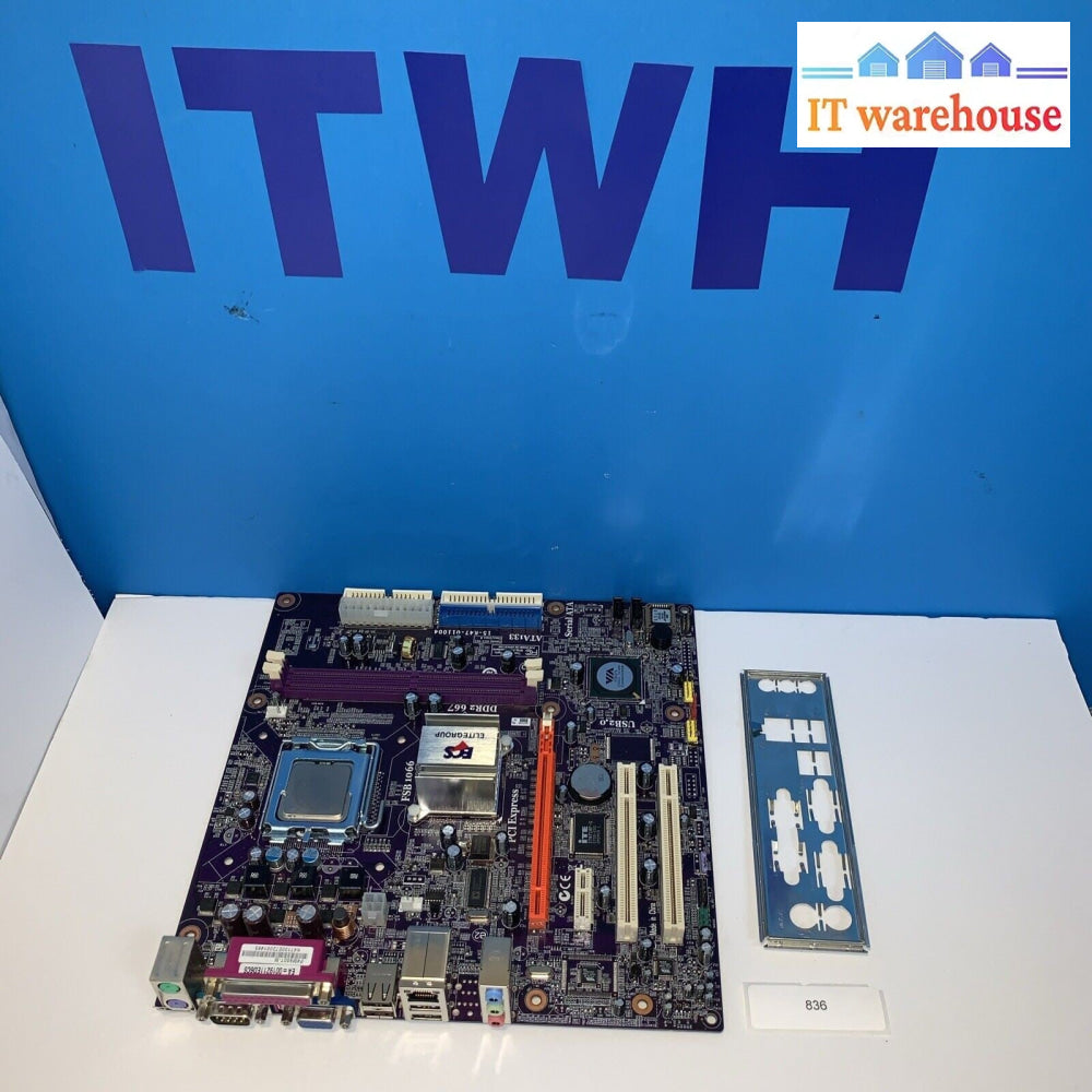 ECS P4M900T-M V1.0 Socket 775 VIA P4M900 DDR2 667 mATX Motherboard