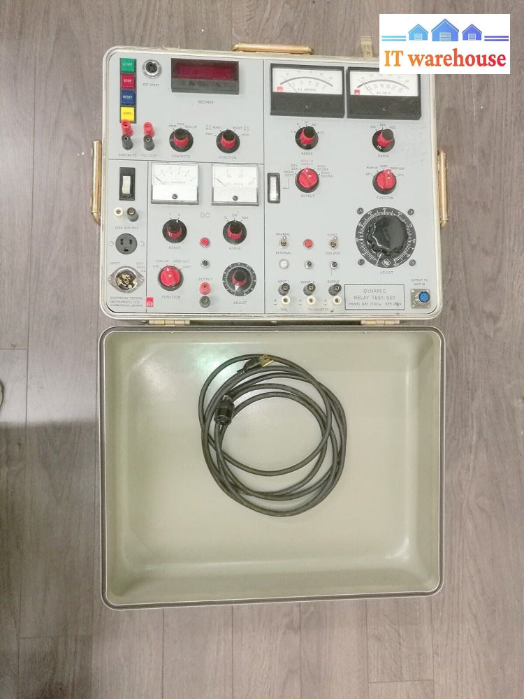 Electrical Testing Instruments Ltd DYNAMIC RELAY TEST SET DRT 150/la SER 1369 *