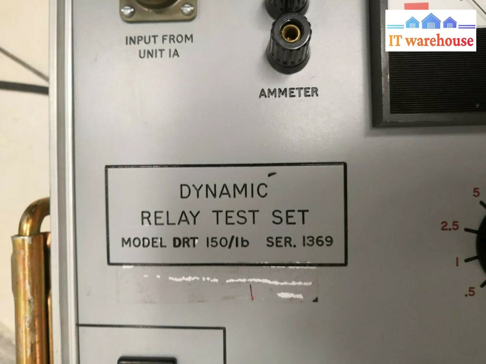 + Electrical Testing Instruments Ltd Dynamic Relay Test Set Drt 150/Lb Ser 1369