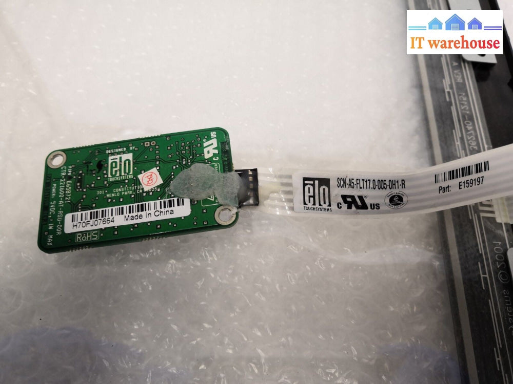 + Elo E159197 SCN-A5FLT17.0-005-0H1R 17" Touch Screen Glass Panel