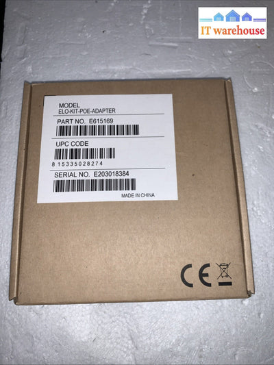 Elo ELO-KIT-POE-ADAPTER Module E615169 With Mounting Hardware and Wall Mount