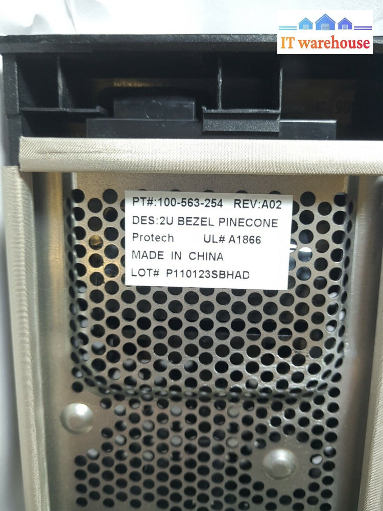 - Emc 100-563-254 2U Chassis Front Bezel Faceplate (No Key)