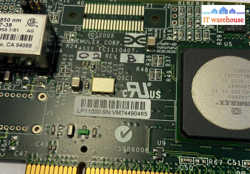 ~ Emulex Intel FC1120006 LP1150-E 4GB 1-Port PCI-X FC Host Bus Adapter