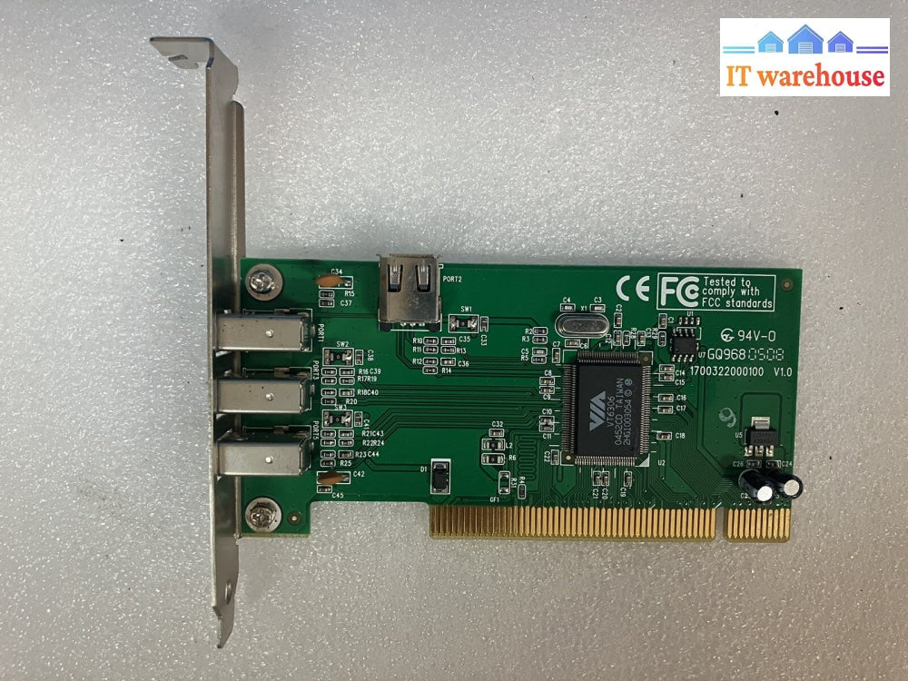 ~ Encore 4 Port FireWire IEEE-1394 PCI Host Adapter ENL1394-PCI-VA 1394a VT6306