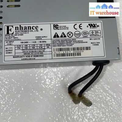 Enhance Electronics ENP-2316BR 160W 20-Pin 1U Flex-ATX PSU Power Supply