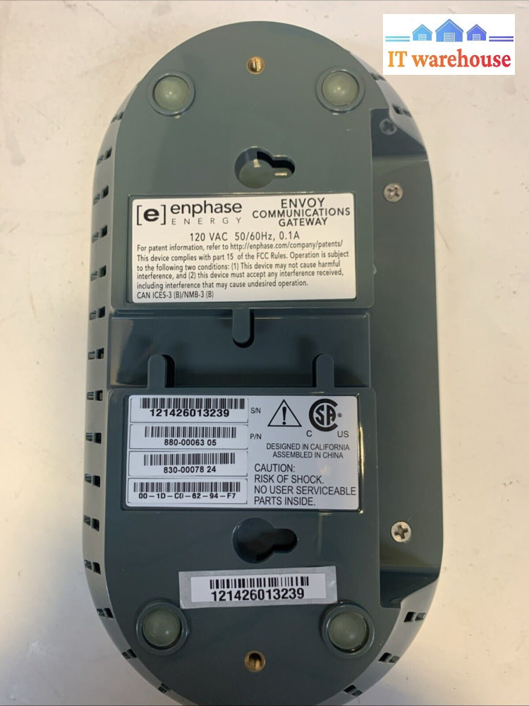 Enphase Energy Envoy Network Communications Gateway