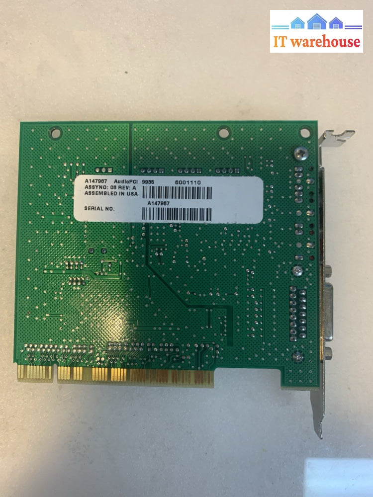 Ensoniq AudioPCI 9935 PCI Sound Card ES137x DOS Windows 98 Game Port