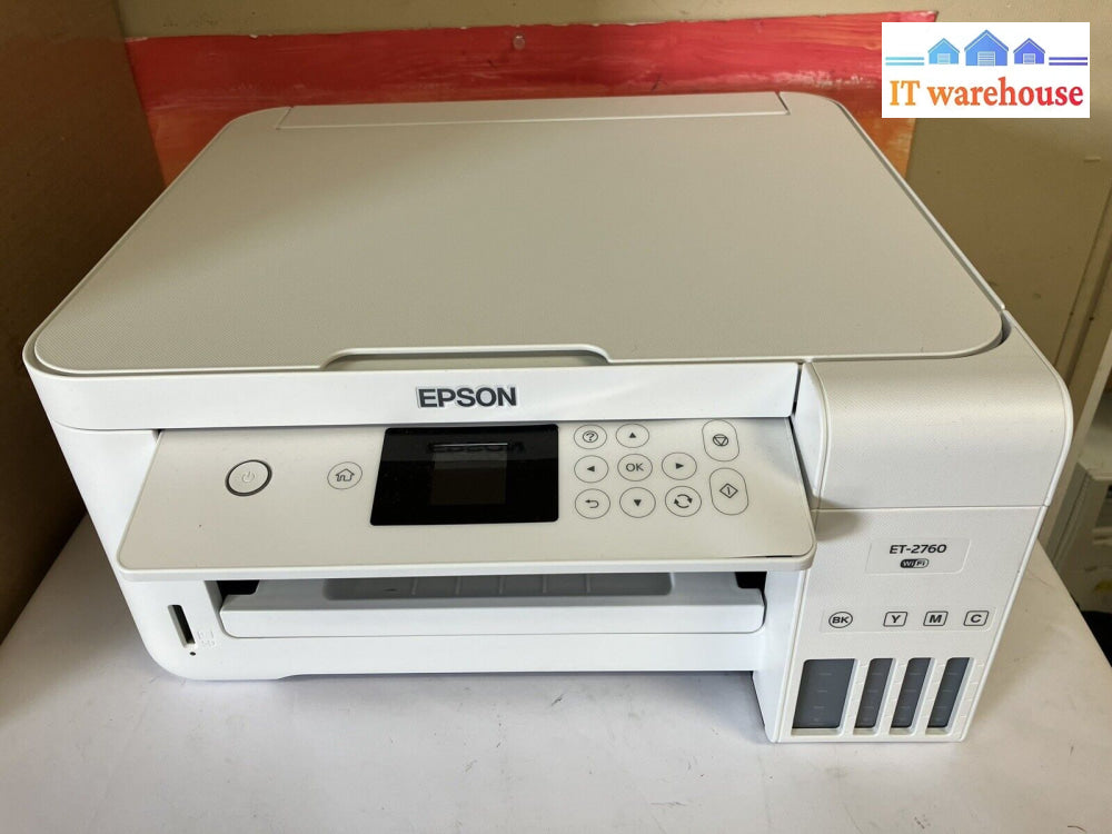 ~ Epson Ecotank Et-2760 Wireless Color Inkjet All-In-One Printer Page Count 1622