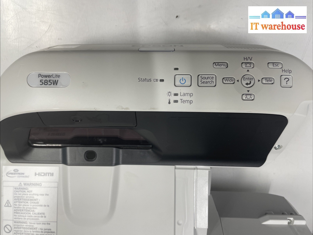 EPSON H602A  585W HDMI VGA LCD Projector With remote 225 hours