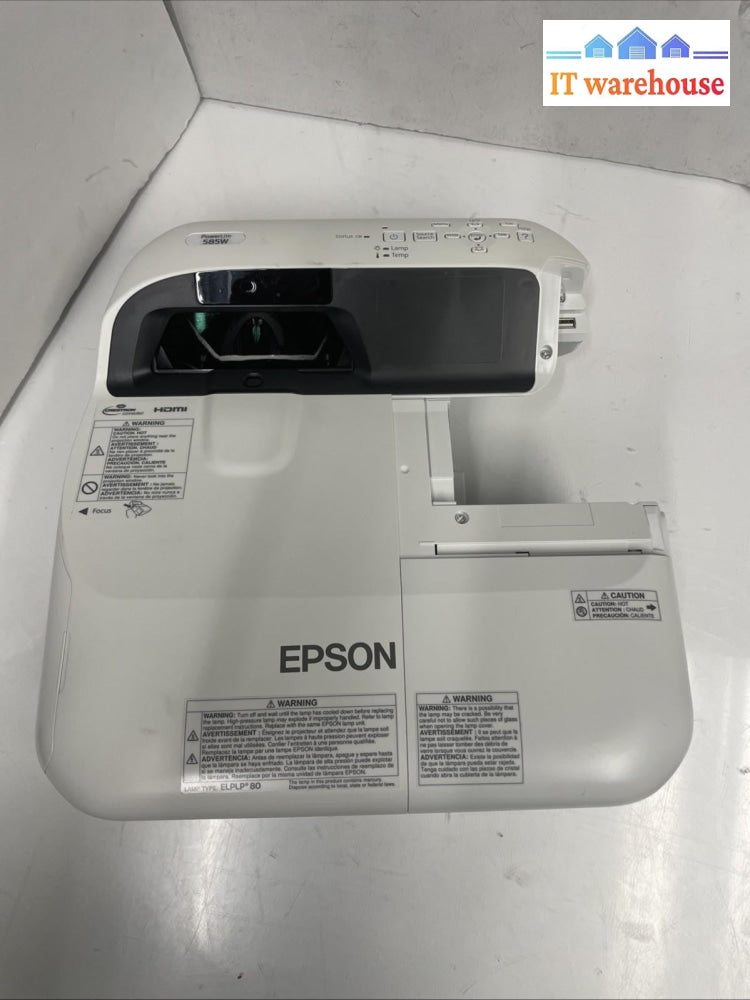 EPSON H602A  585W HDMI VGA LCD Projector With remote 225 hours