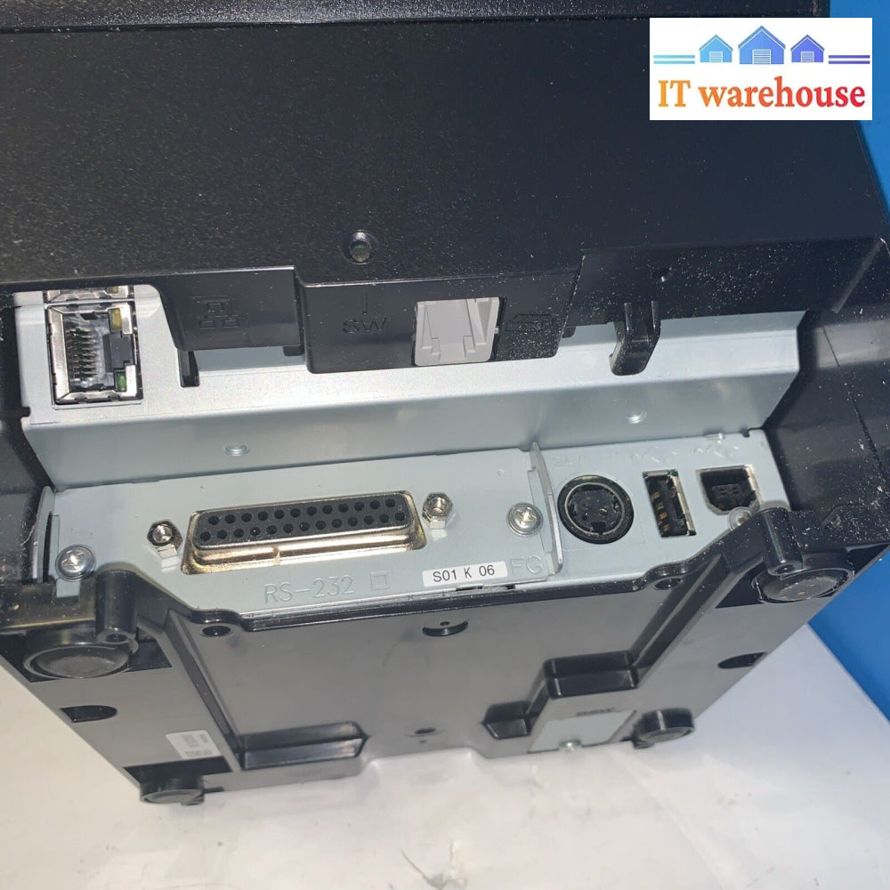 Epson Tm-T88Vi M338A Thermal Receipt Printer - Usb Ethernet Serial + Ac Adapt