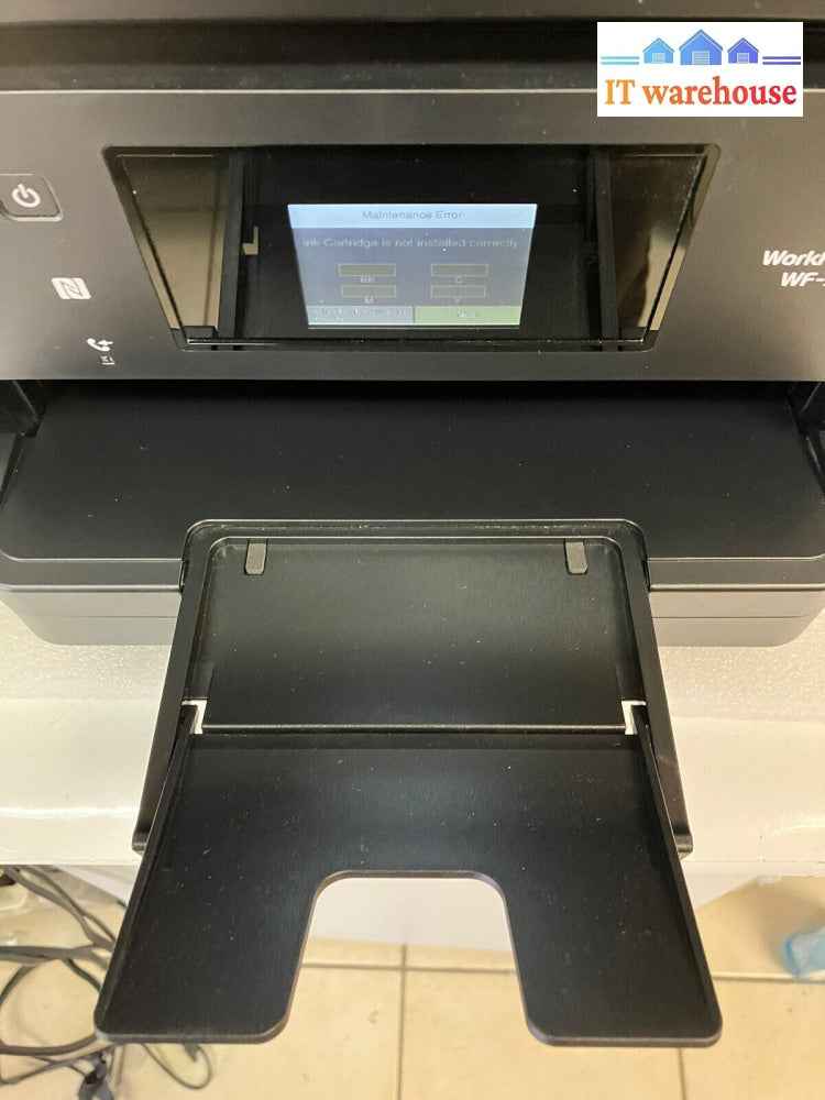 ~ Epson WorkForce Pro WF-3720 Wireless All-In-One Inkjet Printer-Black (No Ink)