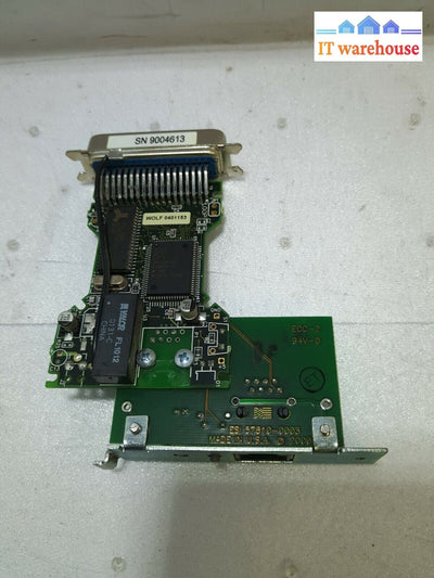 ESI 57810-0003 (Parallel to RJ-45) Ethernet Card For Monarch Printer 9850-