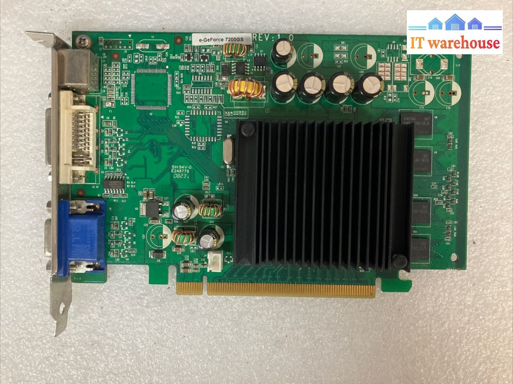 EVGA GeForce 7200GS 256MB DDR2 PCI-E Graphics Video Card 256-P2-N429-LR ~