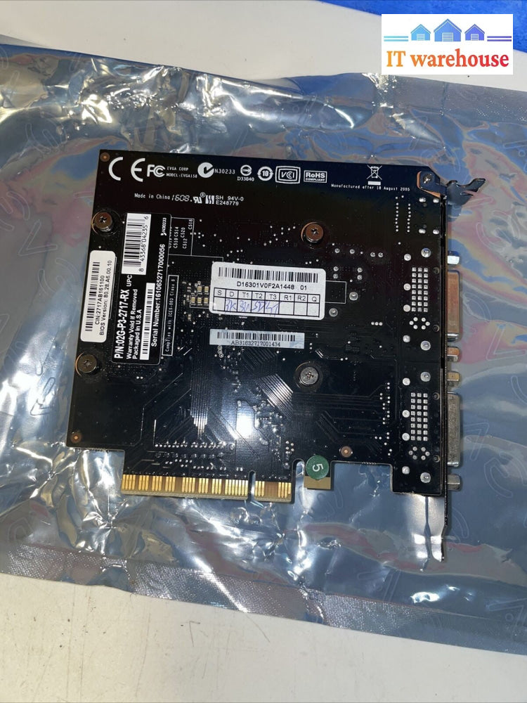 EVGA GT 710 2GB DDR3 64-Bit  2*DVI mini HDMI 02G-P3-2717-KR Video Graphics card