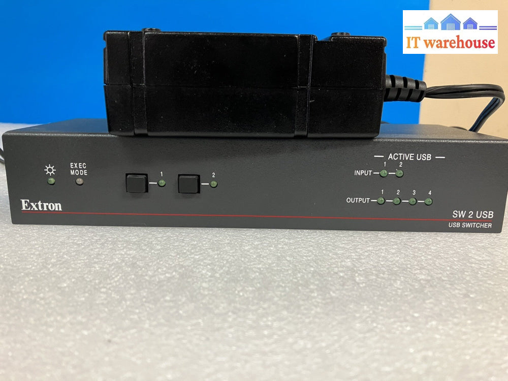 ~ Extron SW USB Series SW2 two input USB / 4  USB Output RS232 Switcher &Adapter