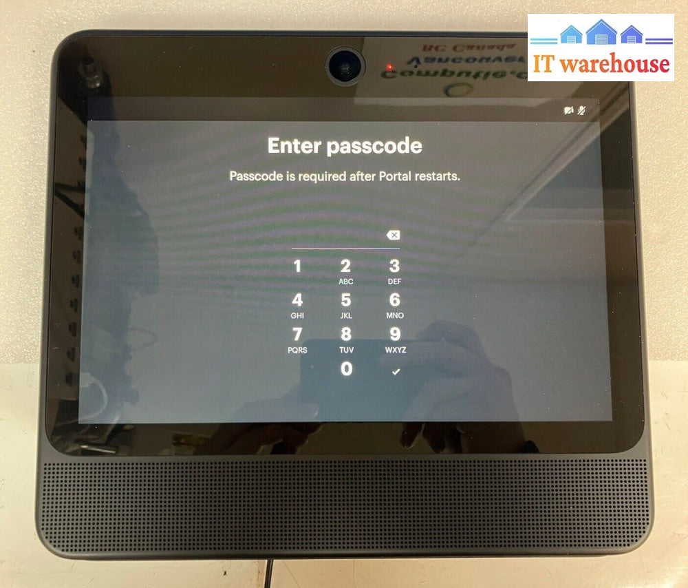 ~ Facebook Portal 1st Gen 10.1" Alexa Video Calling Device - Password Locked