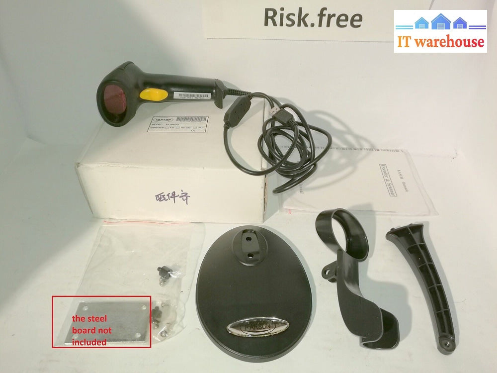  Farsun FG9800 USB barcode scanner w/ stand