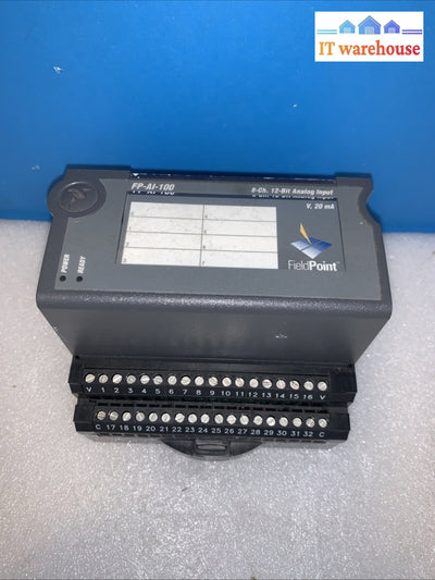 FieldPoint FP-Al-100 8-Ch. 12-Bit Analog Input V, 20 mA  FP-TB-1