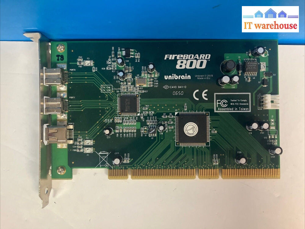 FireBoard 800 Unibrain C4V0 94V-D With IEEE 1394 FireWire 400 / FireWire 800 ~