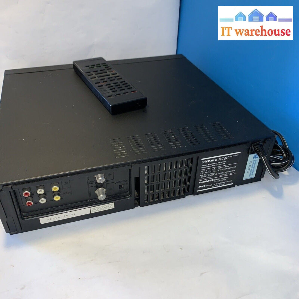 Fisher FVH-2901 VHS Tape Player (as is)