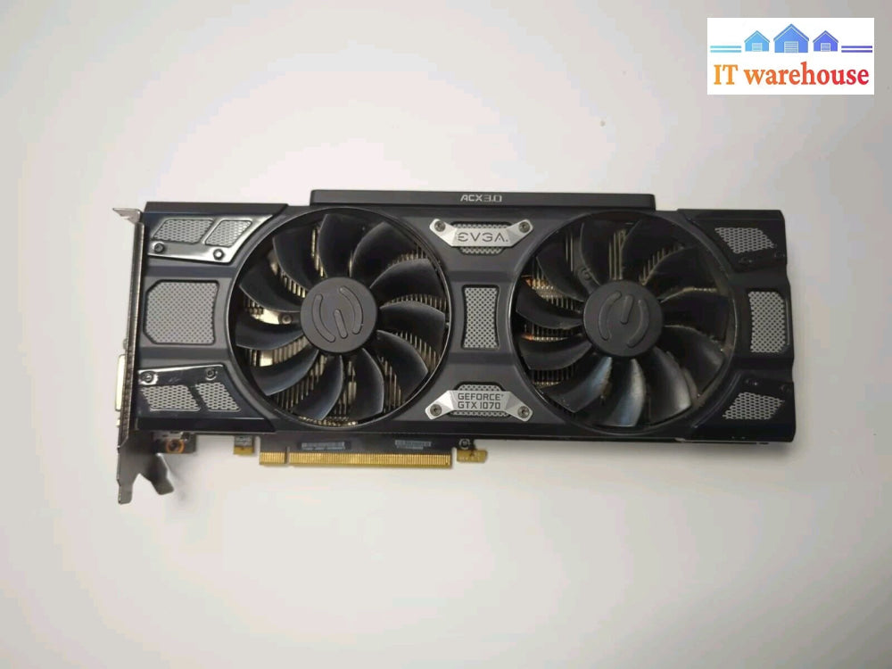 (For Parts) 2x EVGA 08G-P4-5173-KR EVGA SC GEFORCE GTX 1070 8GB Graphics Card