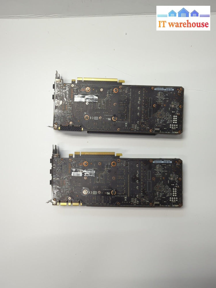 (For Parts) 2x EVGA 08G-P4-5173-KR EVGA SC GEFORCE GTX 1070 8GB Graphics Card