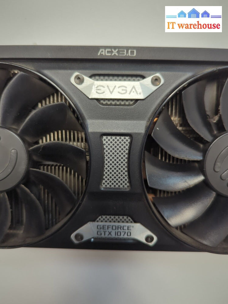(For Parts) 2x EVGA 08G-P4-5173-KR EVGA SC GEFORCE GTX 1070 8GB Graphics Card