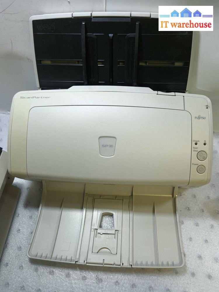 - (FOR PARTS) 3x FUJITSU SCANNERS WITHOUT AC ADAPTER (S500/Fi-4120C/SP30) 