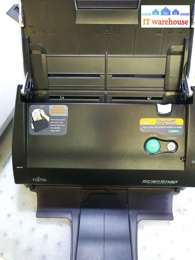 - (FOR PARTS) 3x FUJITSU SCANNERS WITHOUT AC ADAPTER (S500/Fi-4120C/SP30) 