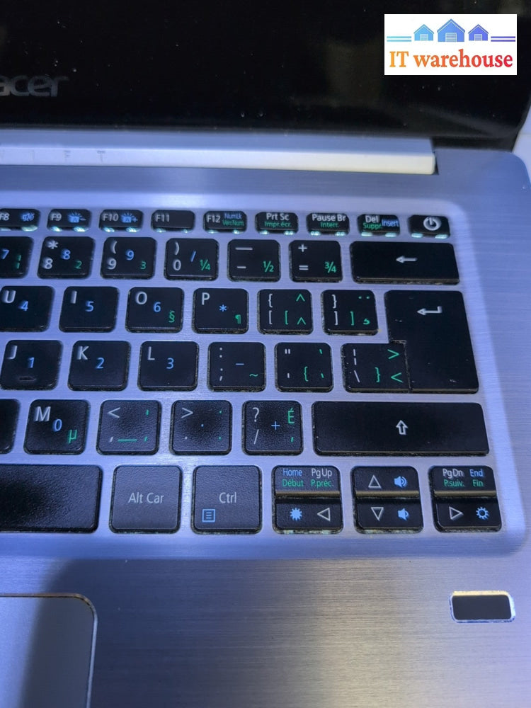 (*For Parts) Acer Swift SF314 14" Laptop Intel i5-8250U/8GB (NO SSD, NO AC) -