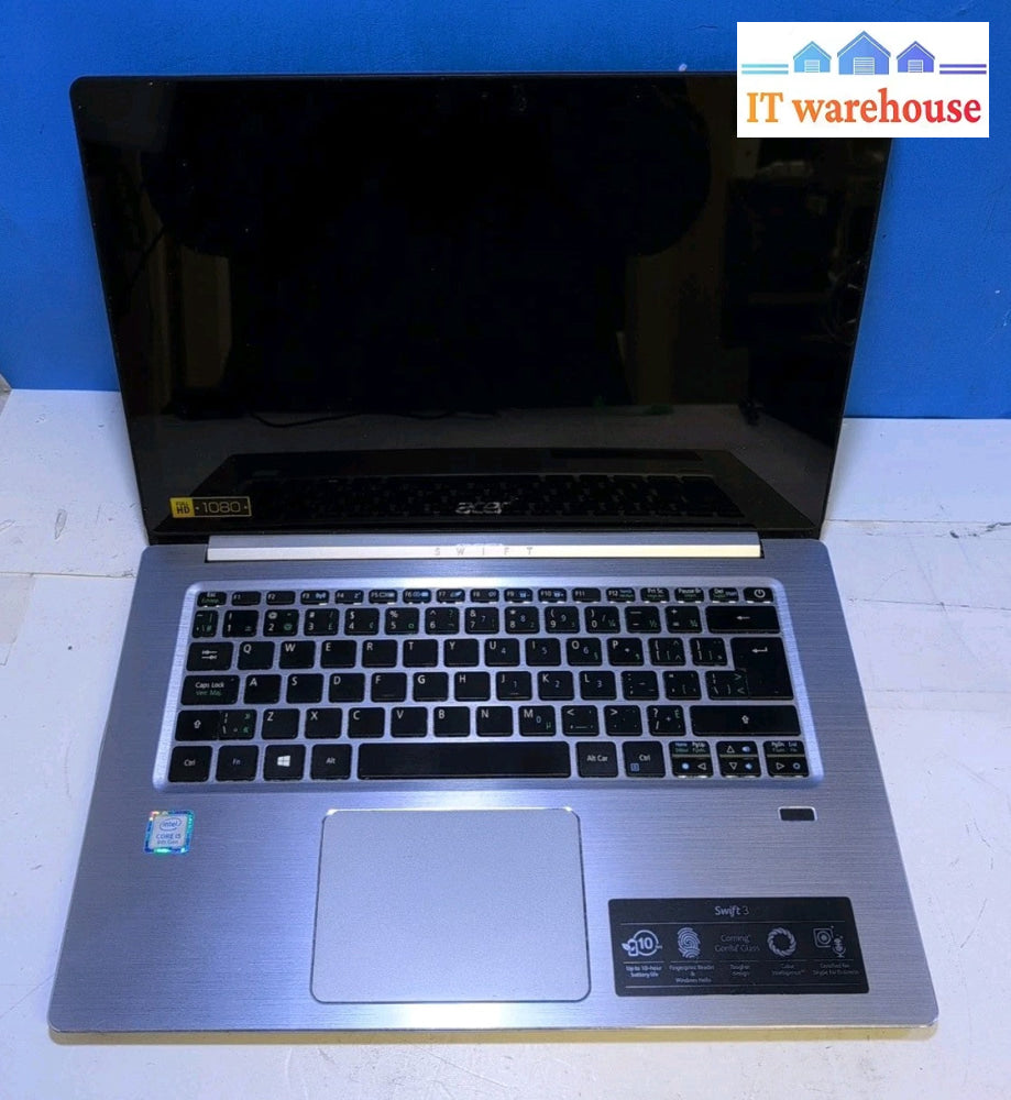 (*For Parts) Acer Swift SF314 14" Laptop Intel i5-8250U/8GB (NO SSD, NO AC) -