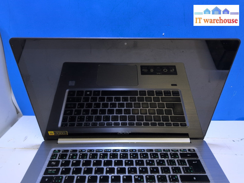 (*For Parts) Acer Swift SF314 14" Laptop Intel i5-8250U/8GB (NO SSD, NO AC) -