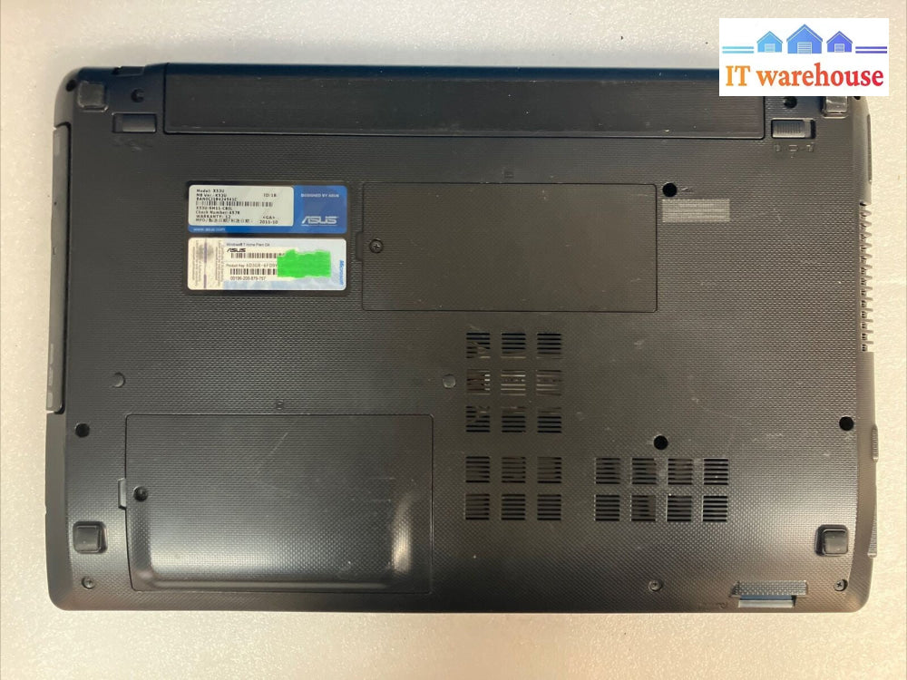 ~ (For Parts) Acer X53U 15.6" Laptop W/ AMD C-60 1GHz APU 2GB RAM No Disk (READ)