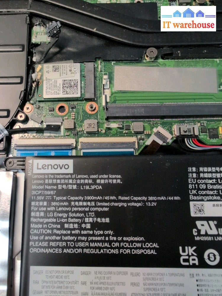(FOR PARTS) Lenovo ThinkBook 14 G2  ITL 14" Laptop i5-1135G7 CPU (NO RAM/SSD ) -