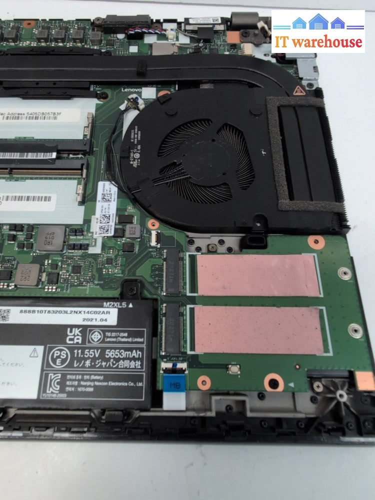 (FOR PARTS) Lenovo ThinkPad P15v Gen 1 15.6" Laptop i7-10th CPU (NO RAM/SSD) -